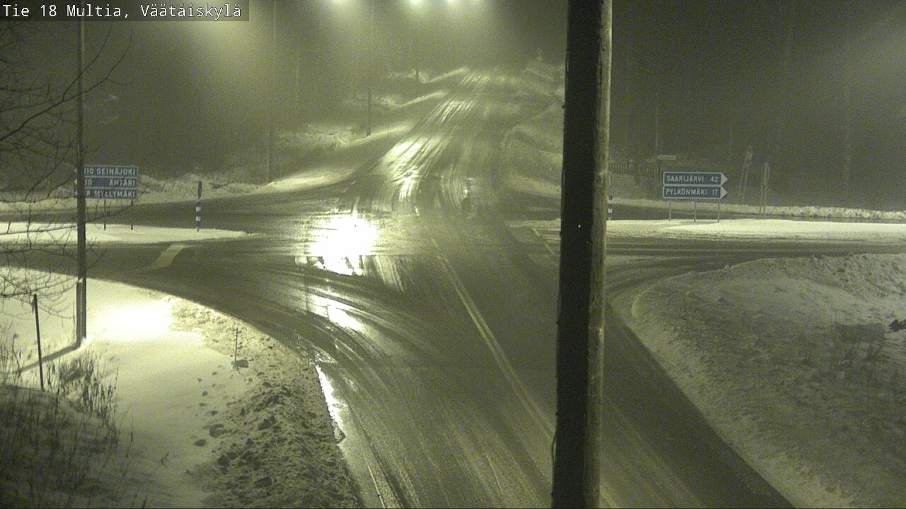Weather Camera Image Väg 18 Multia, Väätäiskylä, Multia, Keski-Suomi