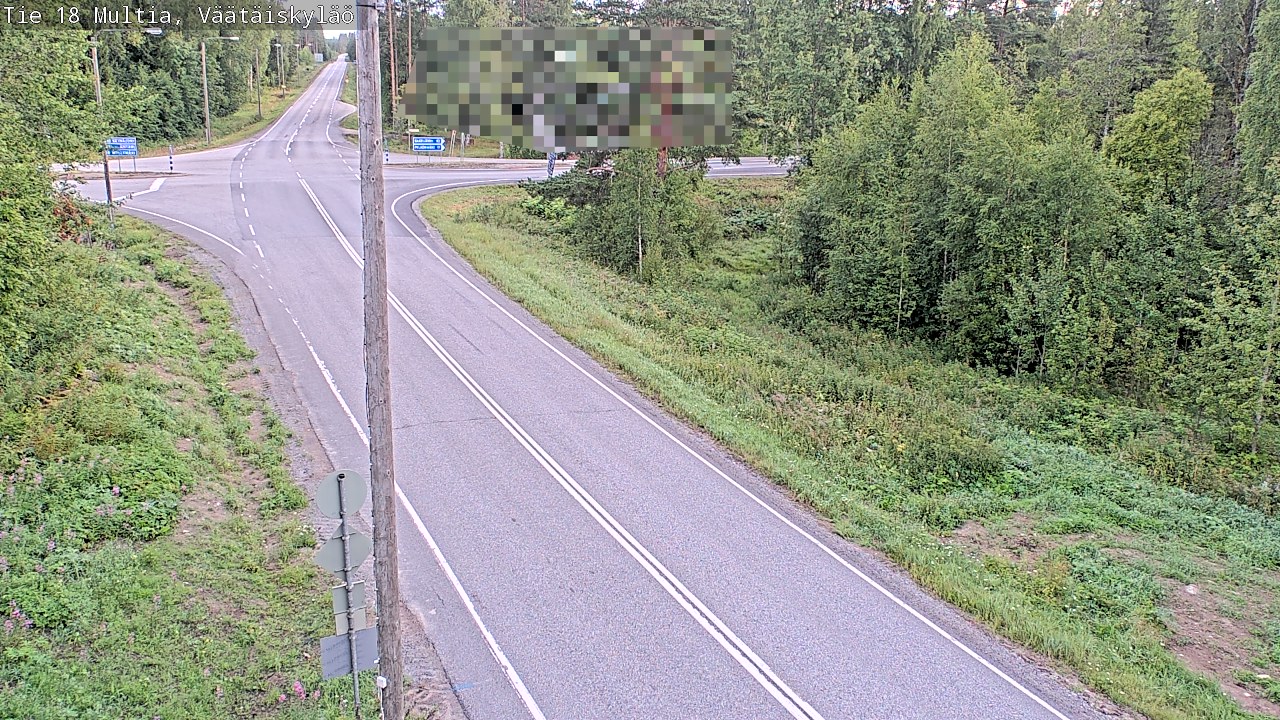 Weather Camera Image Väg 18 Multia, Väätäiskylä, Multia, Keski-Suomi