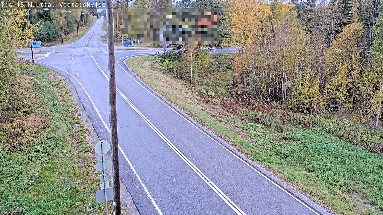 Weather Camera Image Road 18 Multia, Väätäiskylä, Multia, Keski-Suomi