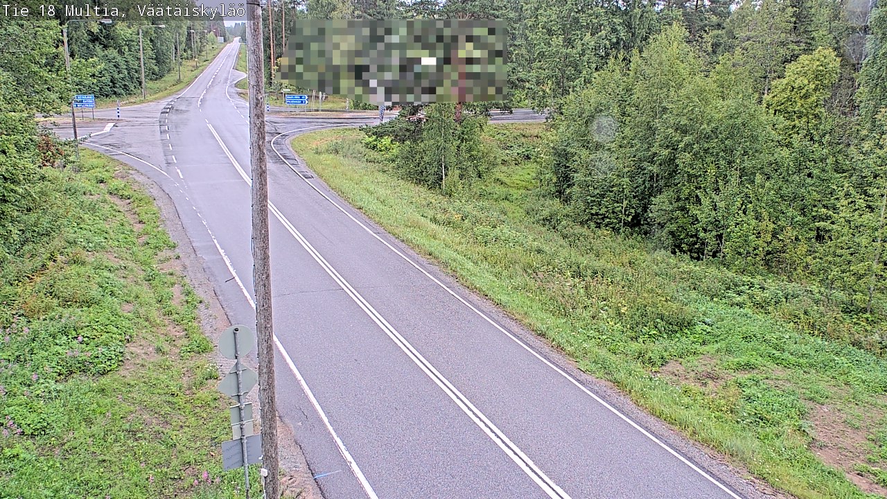 Weather Camera Image Road 18 Multia, Väätäiskylä, Multia, Keski-Suomi