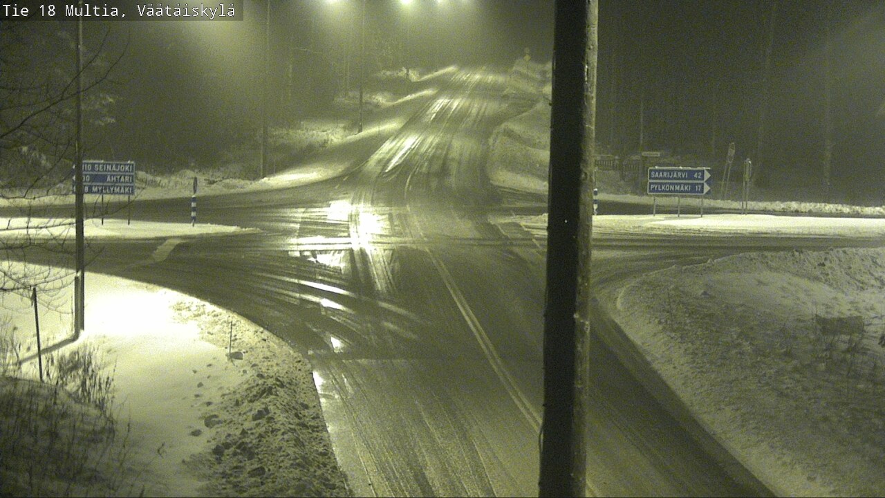 Weather Camera Image Väg 18 Multia, Väätäiskylä, Multia, Keski-Suomi