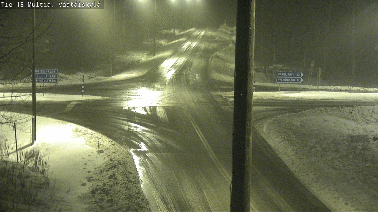 Weather Camera Image Väg 18 Multia, Väätäiskylä, Multia, Keski-Suomi