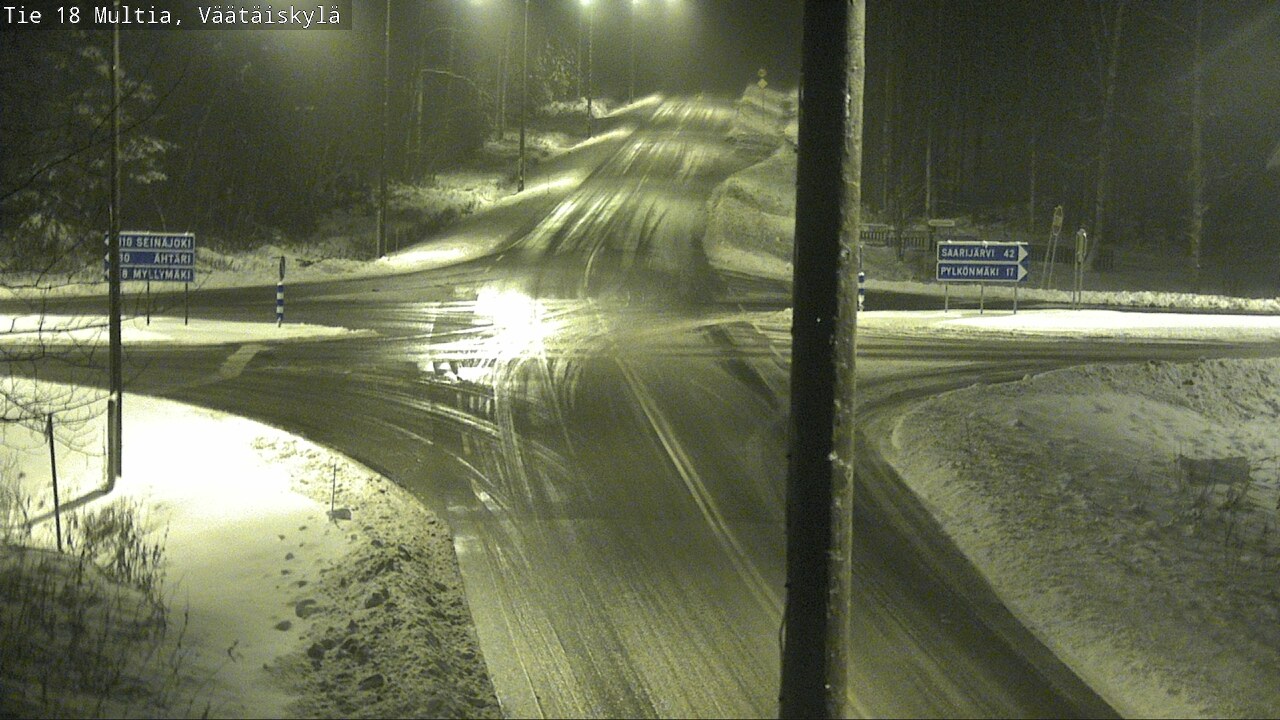 Weather Camera Image Väg 18 Multia, Väätäiskylä, Multia, Keski-Suomi