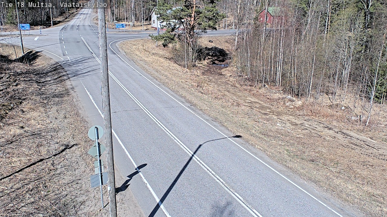Weather Camera Image Väg 18 Multia, Väätäiskylä, Multia, Keski-Suomi