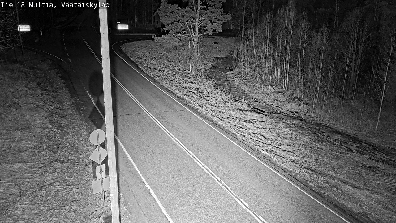 Weather Camera Image Väg 18 Multia, Väätäiskylä, Multia, Keski-Suomi