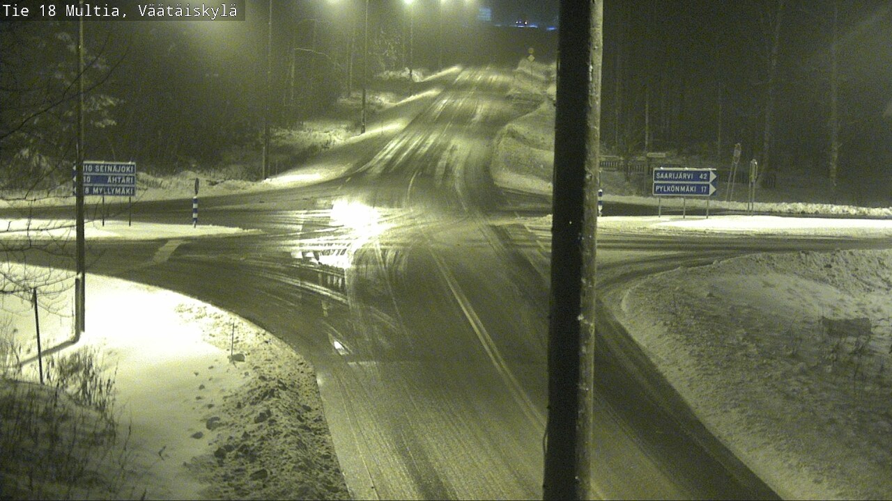Weather Camera Image Väg 18 Multia, Väätäiskylä, Multia, Keski-Suomi