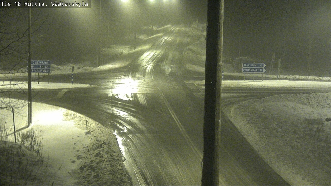 Weather Camera Image Väg 18 Multia, Väätäiskylä, Multia, Keski-Suomi