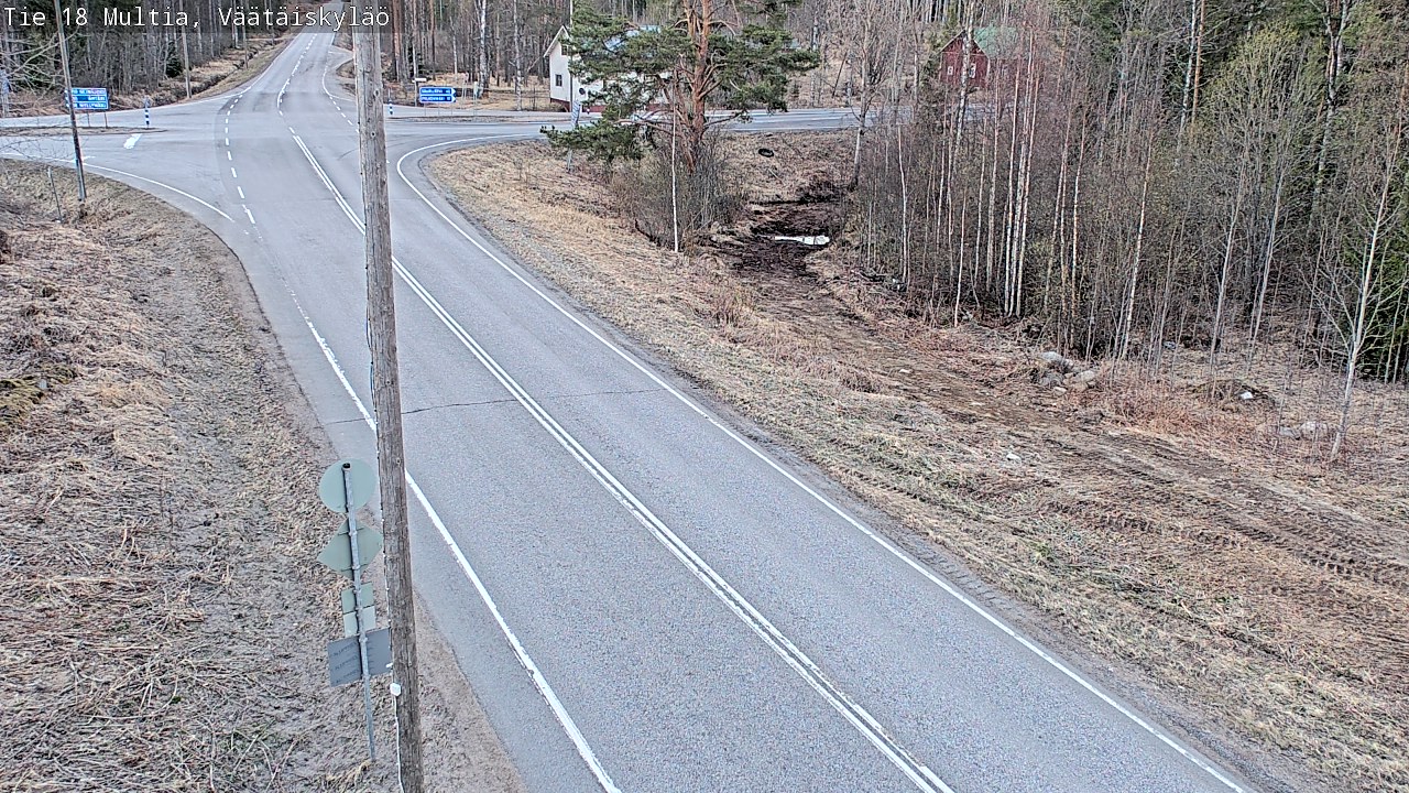 Weather Camera Image Väg 18 Multia, Väätäiskylä, Multia, Keski-Suomi