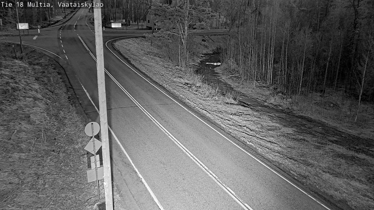 Weather Camera Image Väg 18 Multia, Väätäiskylä, Multia, Keski-Suomi