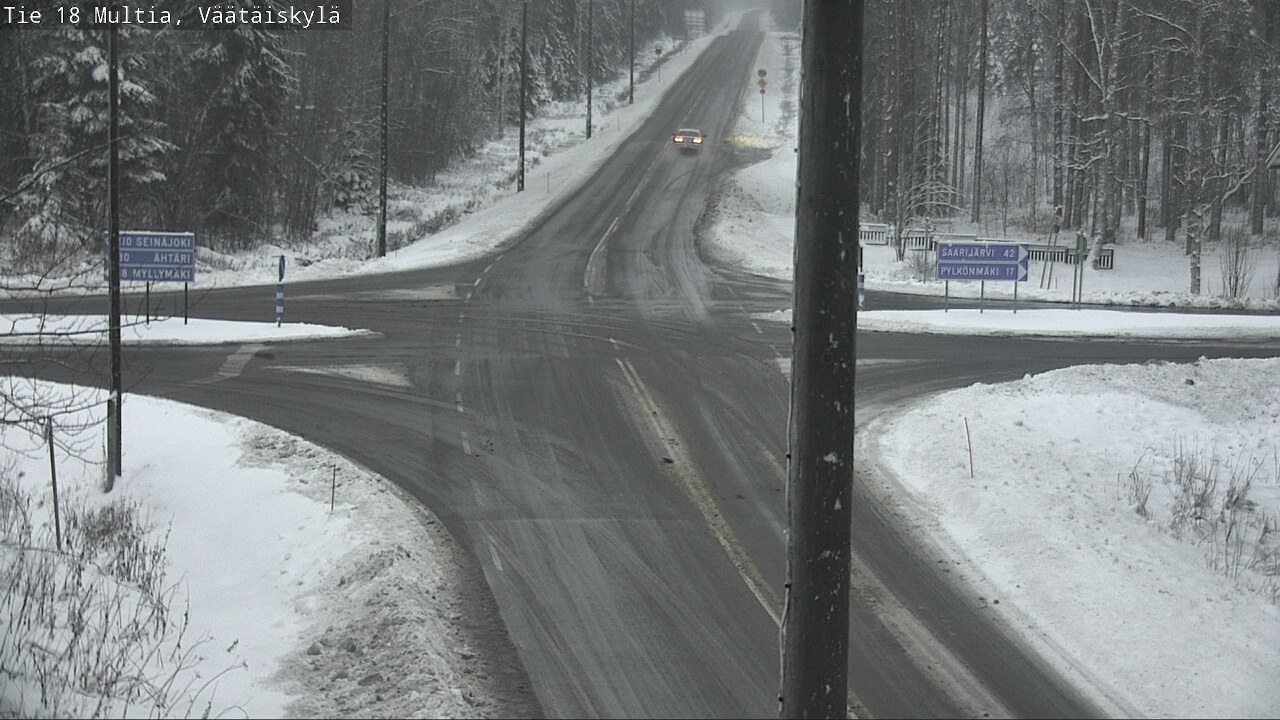 Weather Camera Image Väg 18 Multia, Väätäiskylä, Multia, Keski-Suomi