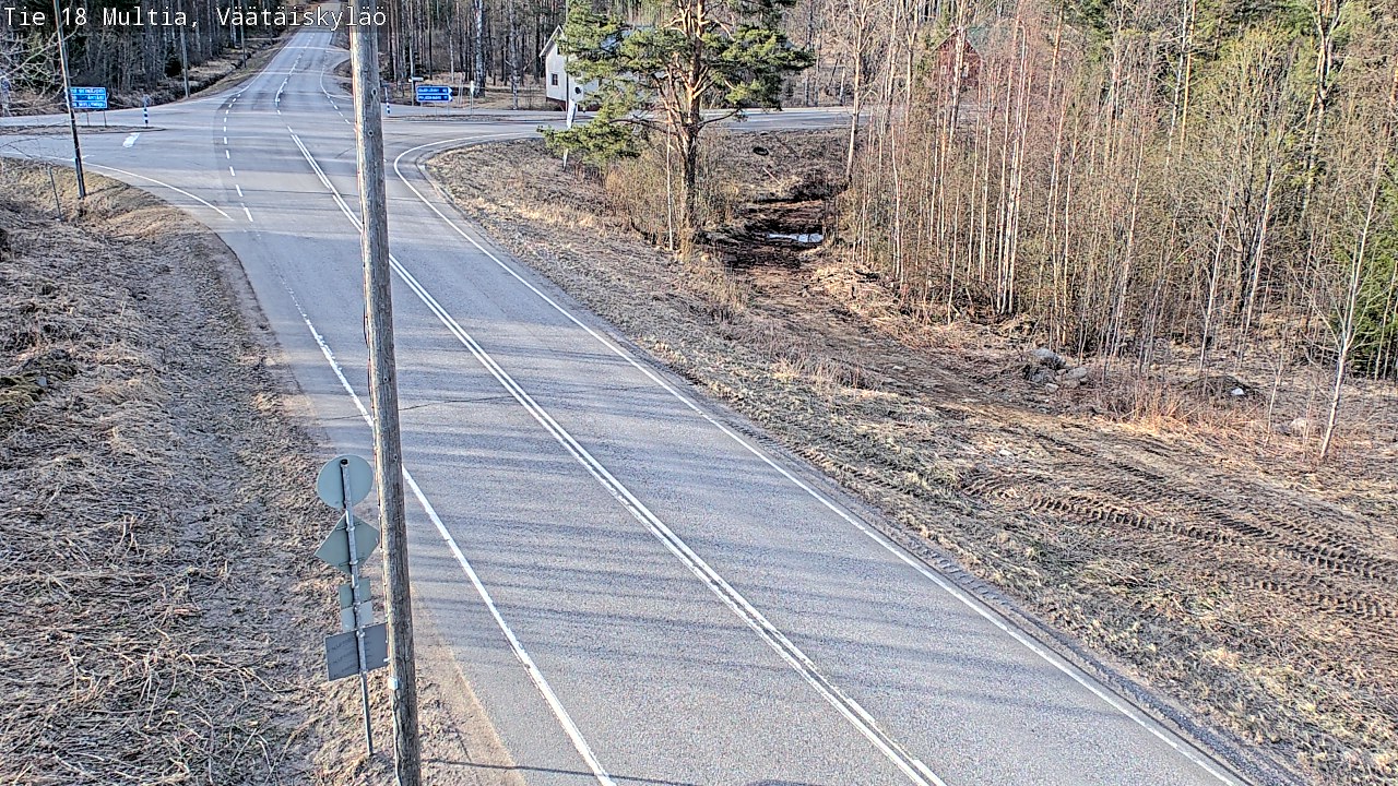 Weather Camera Image Väg 18 Multia, Väätäiskylä, Multia, Keski-Suomi