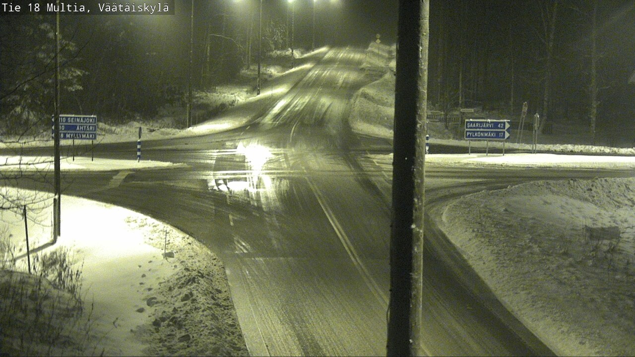 Weather Camera Image Väg 18 Multia, Väätäiskylä, Multia, Keski-Suomi