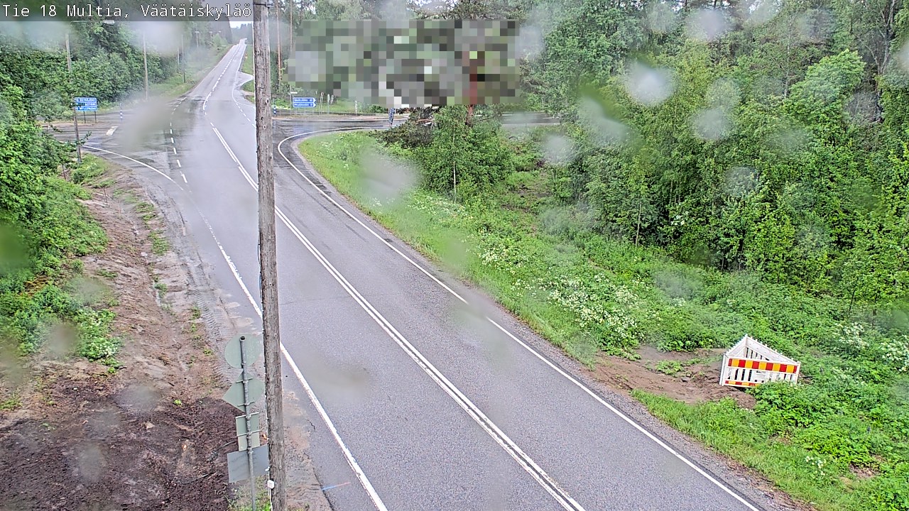 Weather Camera Image Road 18 Multia, Väätäiskylä, Multia, Keski-Suomi