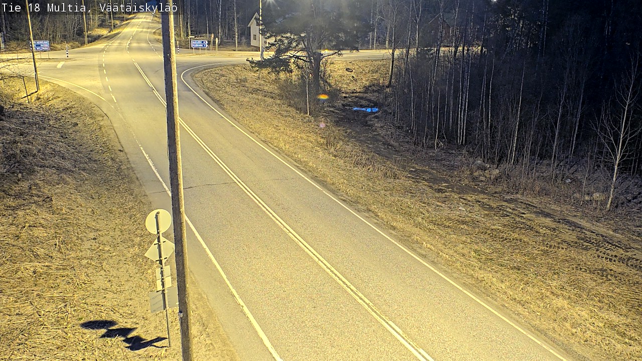 Weather Camera Image Väg 18 Multia, Väätäiskylä, Multia, Keski-Suomi