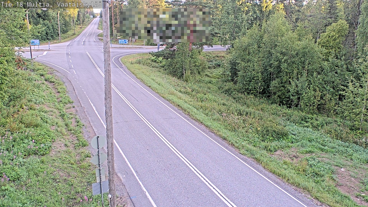 Weather Camera Image Väg 18 Multia, Väätäiskylä, Multia, Keski-Suomi