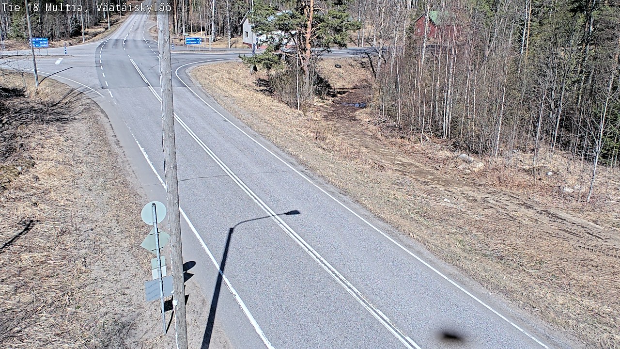 Weather Camera Image Väg 18 Multia, Väätäiskylä, Multia, Keski-Suomi