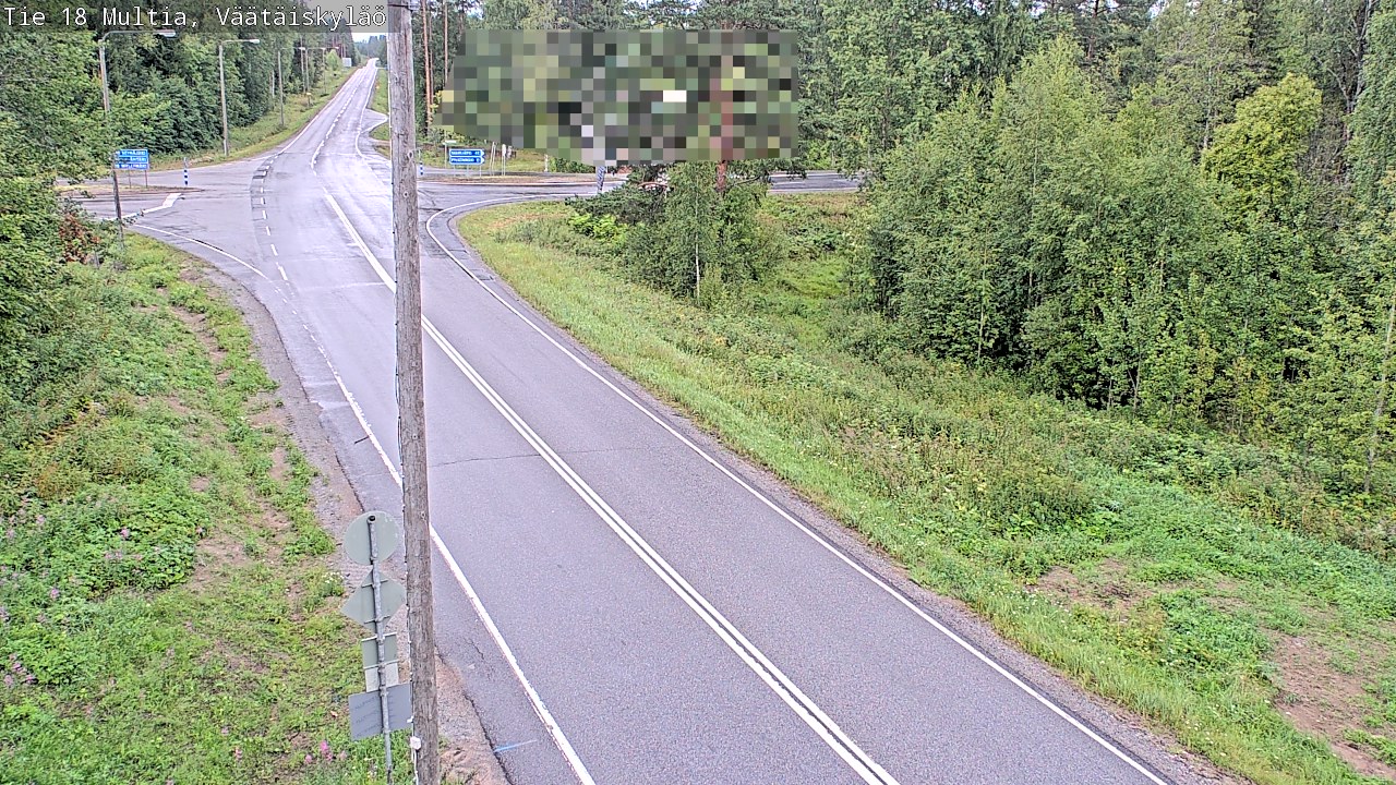 Weather Camera Image Road 18 Multia, Väätäiskylä, Multia, Keski-Suomi