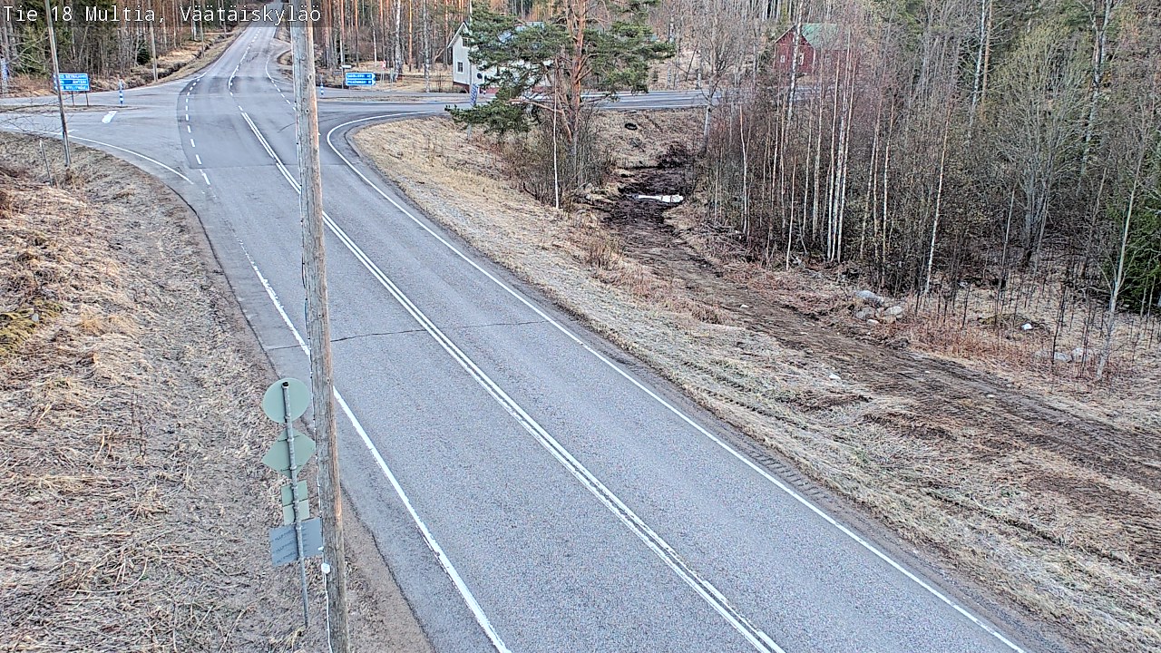 Weather Camera Image Väg 18 Multia, Väätäiskylä, Multia, Keski-Suomi