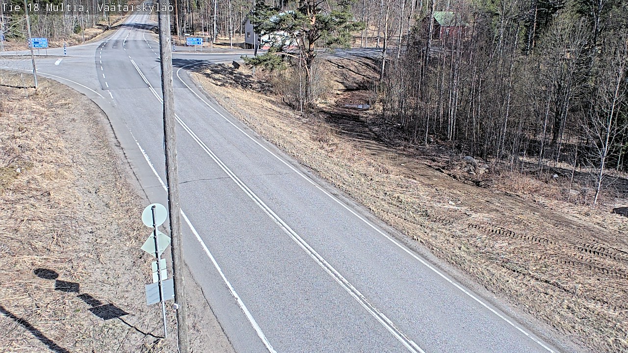 Weather Camera Image Väg 18 Multia, Väätäiskylä, Multia, Keski-Suomi