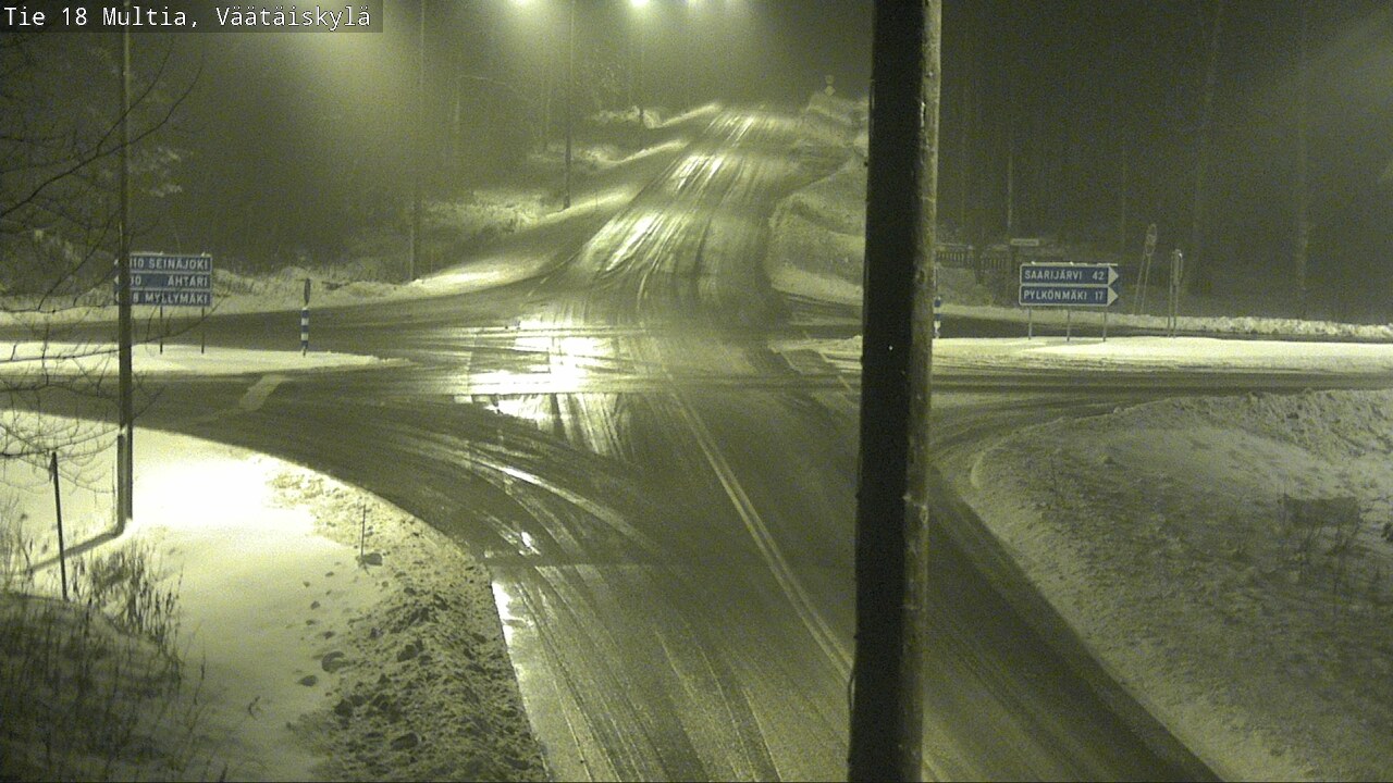 Weather Camera Image Väg 18 Multia, Väätäiskylä, Multia, Keski-Suomi