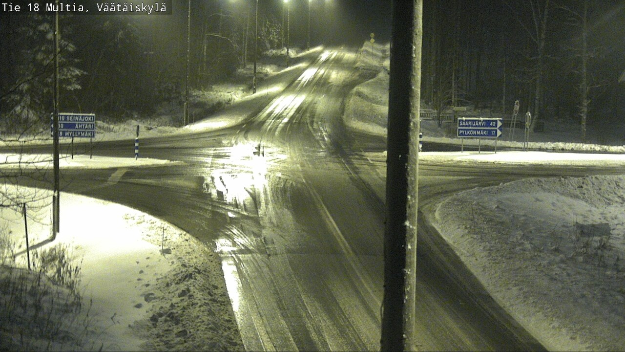 Weather Camera Image Väg 18 Multia, Väätäiskylä, Multia, Keski-Suomi