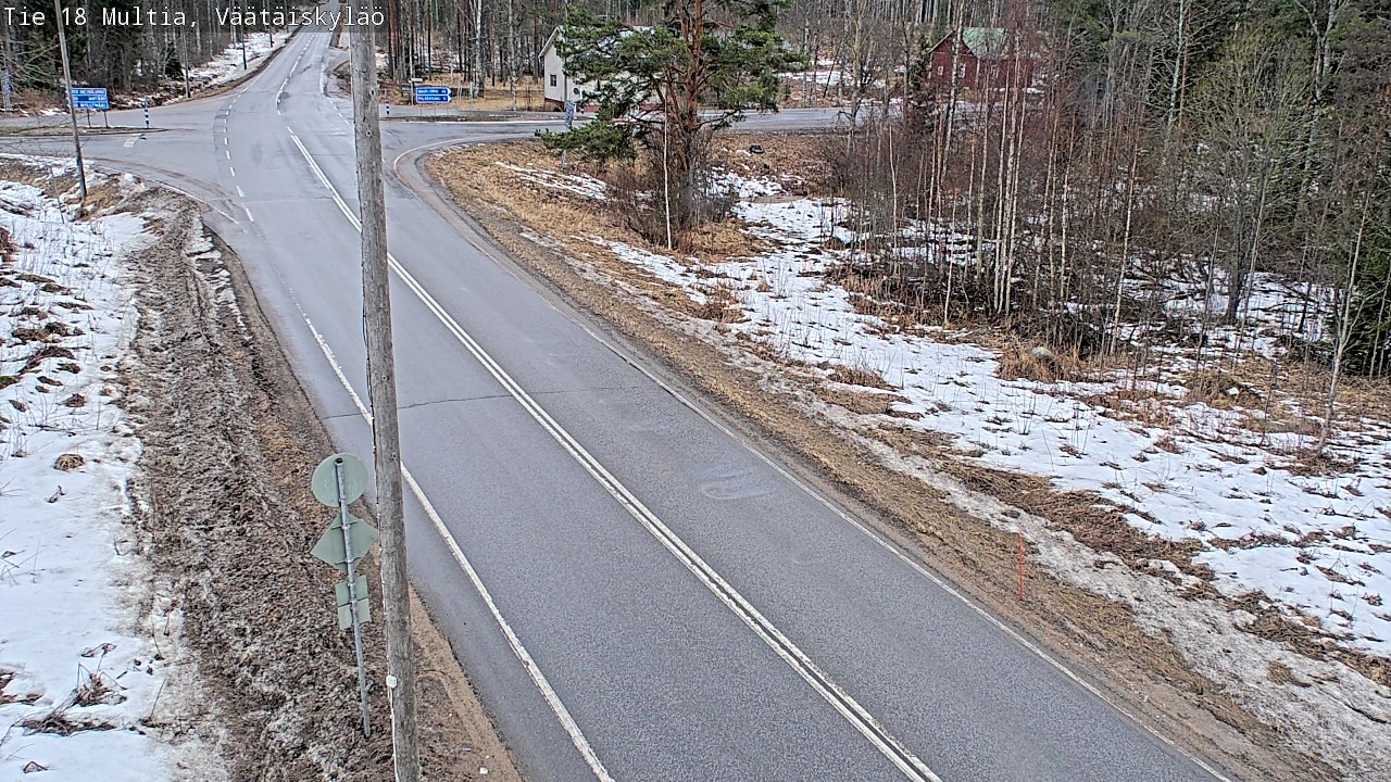 Weather Camera Image Väg 18 Multia, Väätäiskylä, Multia, Keski-Suomi