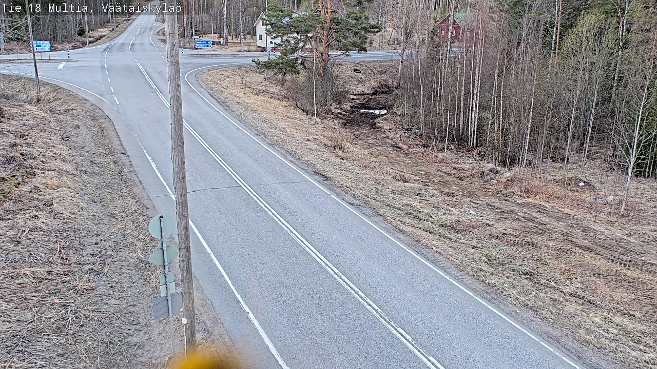 Weather Camera Image Väg 18 Multia, Väätäiskylä, Multia, Keski-Suomi