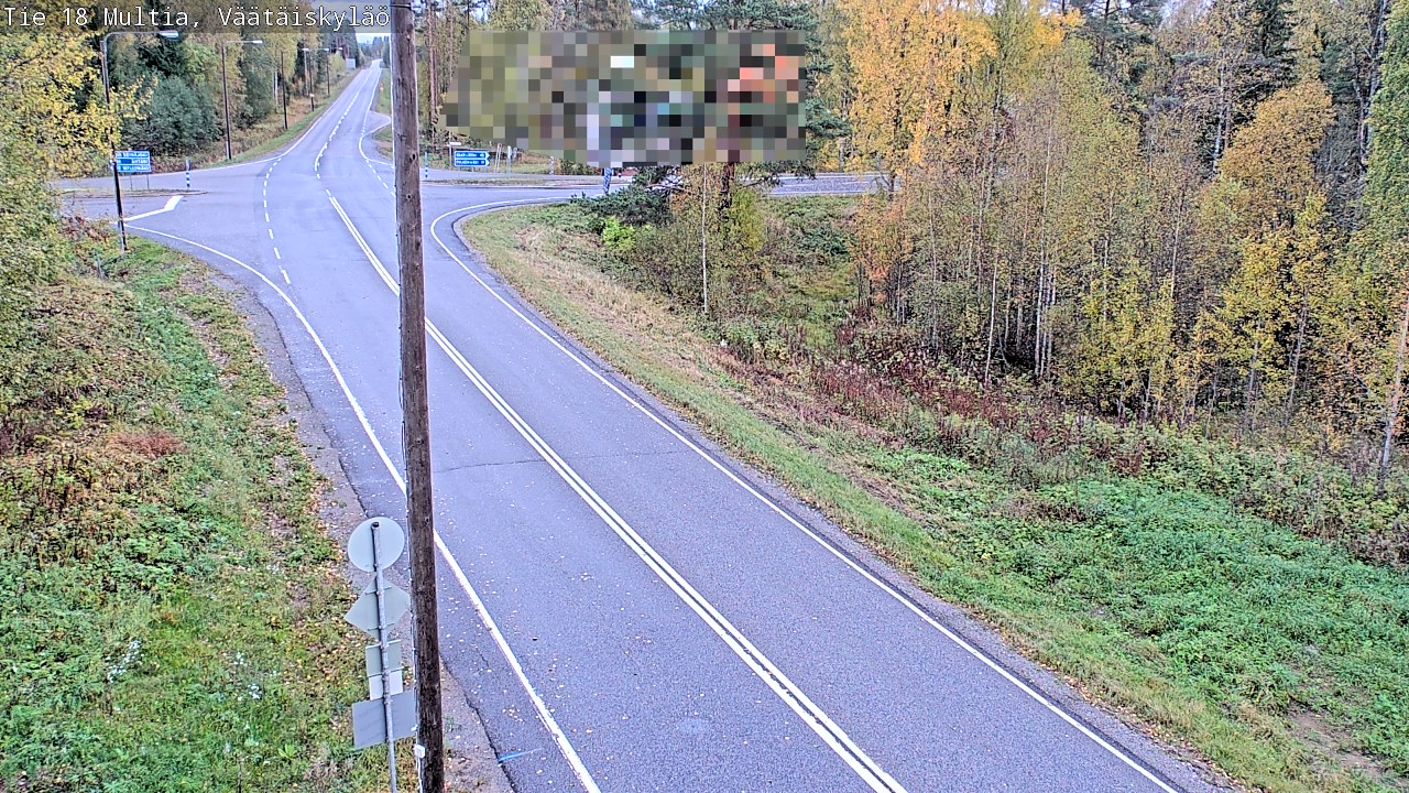 Weather Camera Image Road 18 Multia, Väätäiskylä, Multia, Keski-Suomi