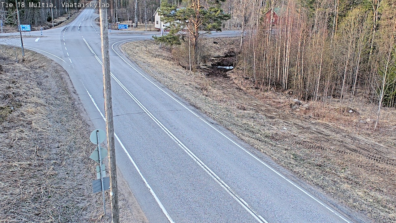 Weather Camera Image Väg 18 Multia, Väätäiskylä, Multia, Keski-Suomi