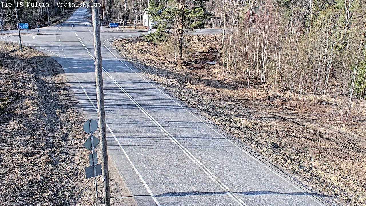 Weather Camera Image Väg 18 Multia, Väätäiskylä, Multia, Keski-Suomi