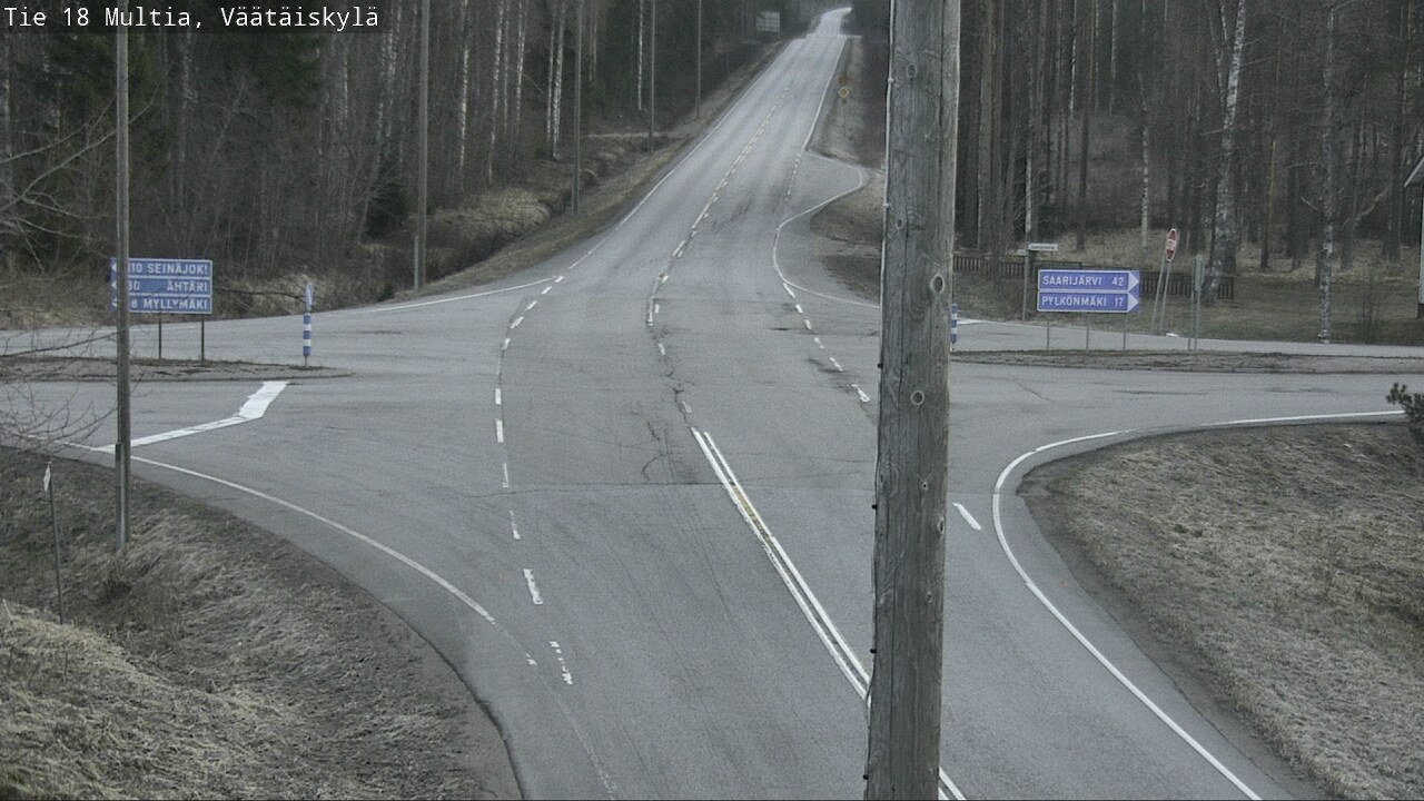 Weather Camera Image Road 18 Multia, Väätäiskylä, Multia, Keski-Suomi