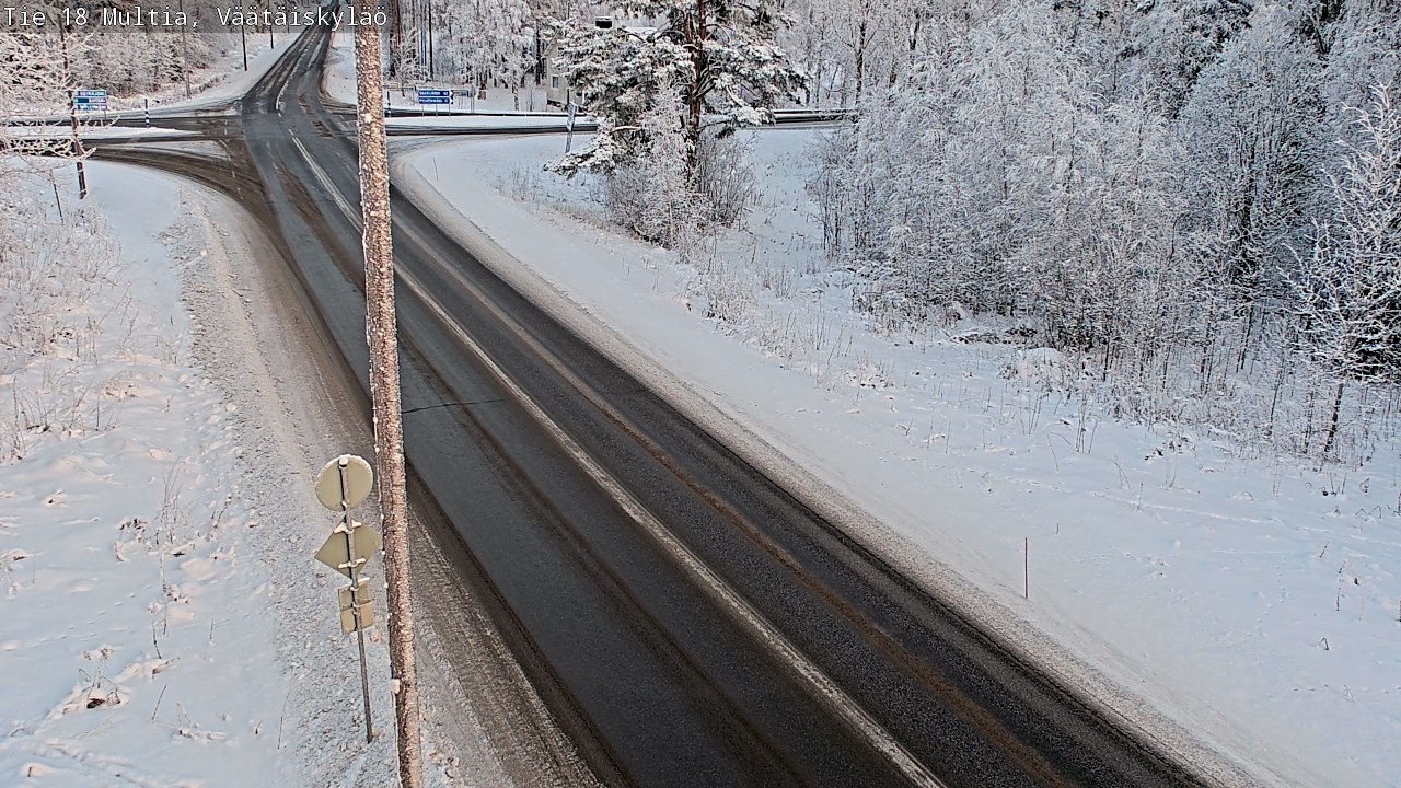 Weather Camera Image Road 18 Multia, Väätäiskylä, Multia, Keski-Suomi