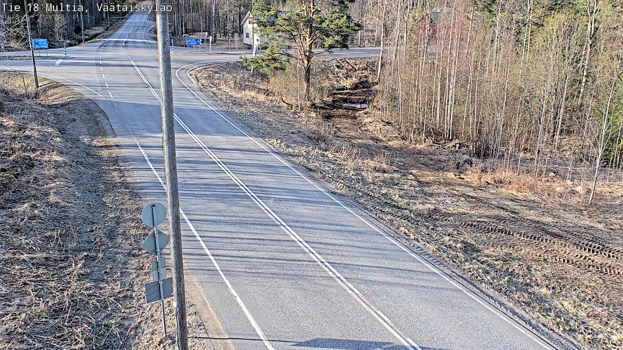 Weather Camera Image Väg 18 Multia, Väätäiskylä, Multia, Keski-Suomi