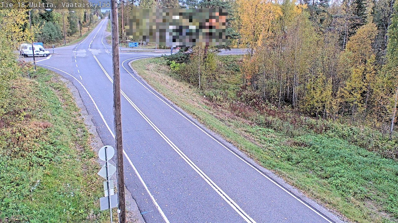 Weather Camera Image Road 18 Multia, Väätäiskylä, Multia, Keski-Suomi