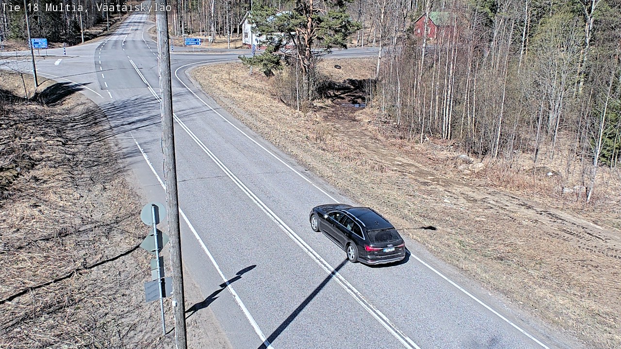 Weather Camera Image Väg 18 Multia, Väätäiskylä, Multia, Keski-Suomi