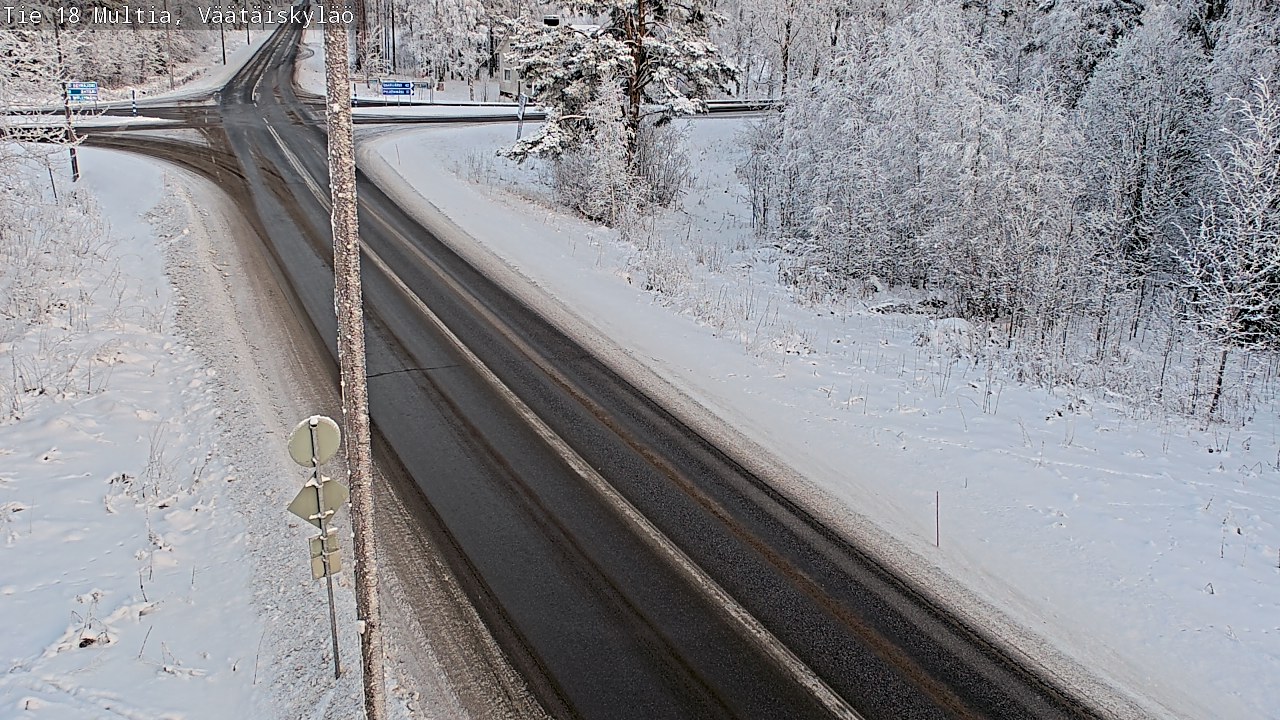 Weather Camera Image Road 18 Multia, Väätäiskylä, Multia, Keski-Suomi