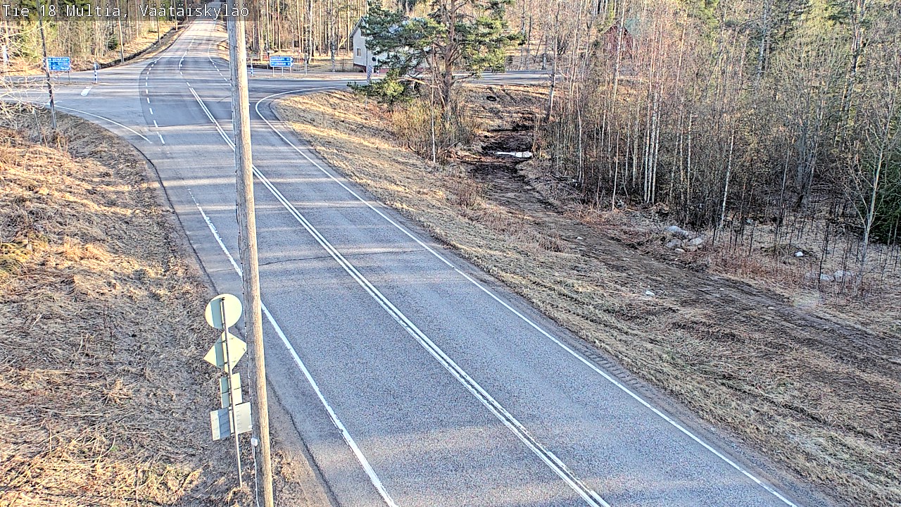Weather Camera Image Väg 18 Multia, Väätäiskylä, Multia, Keski-Suomi