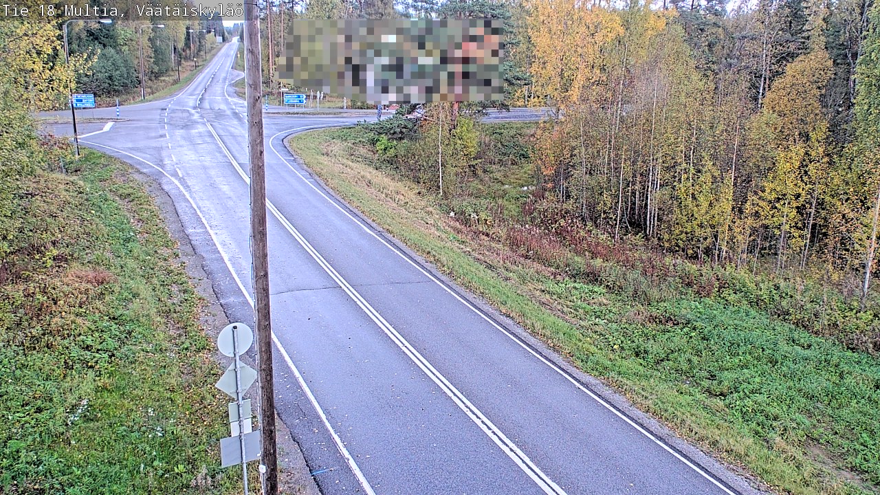 Weather Camera Image Road 18 Multia, Väätäiskylä, Multia, Keski-Suomi