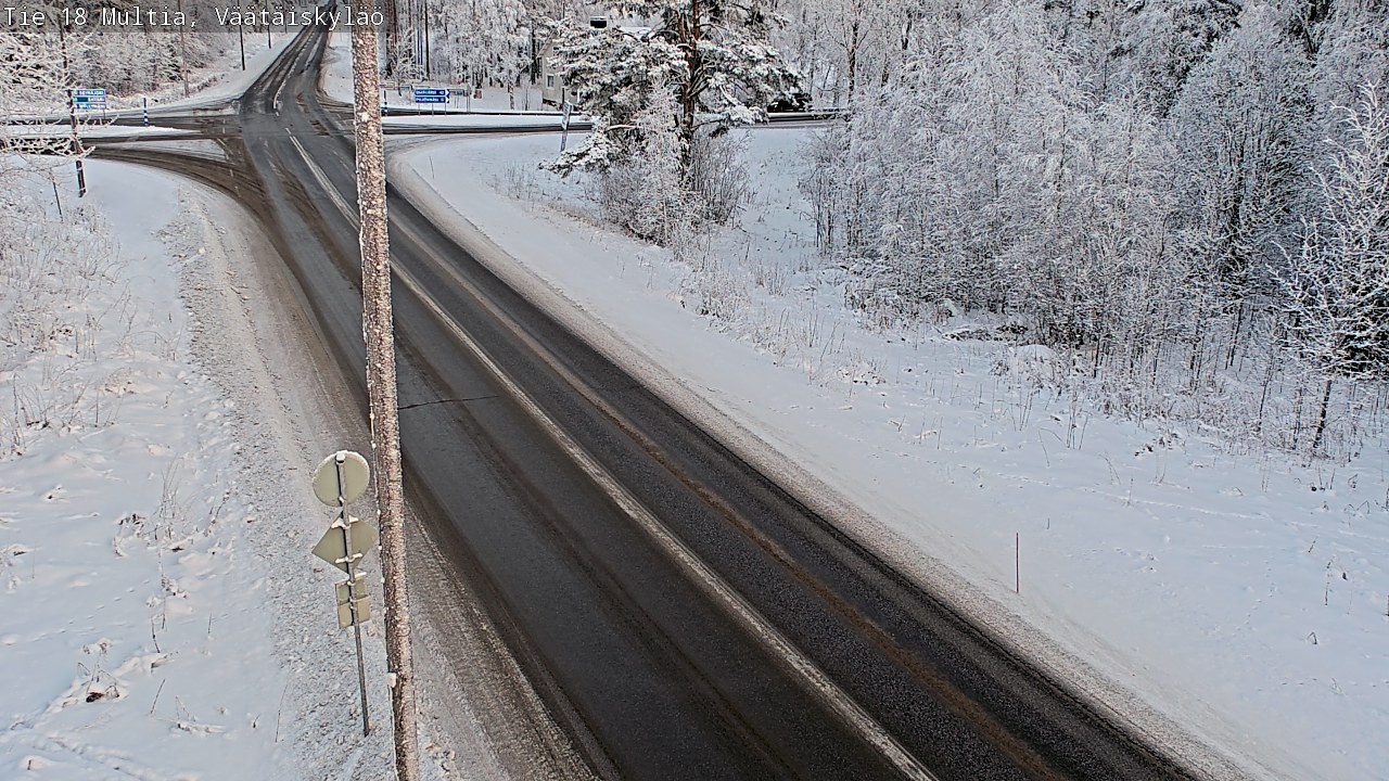 Weather Camera Image Road 18 Multia, Väätäiskylä, Multia, Keski-Suomi