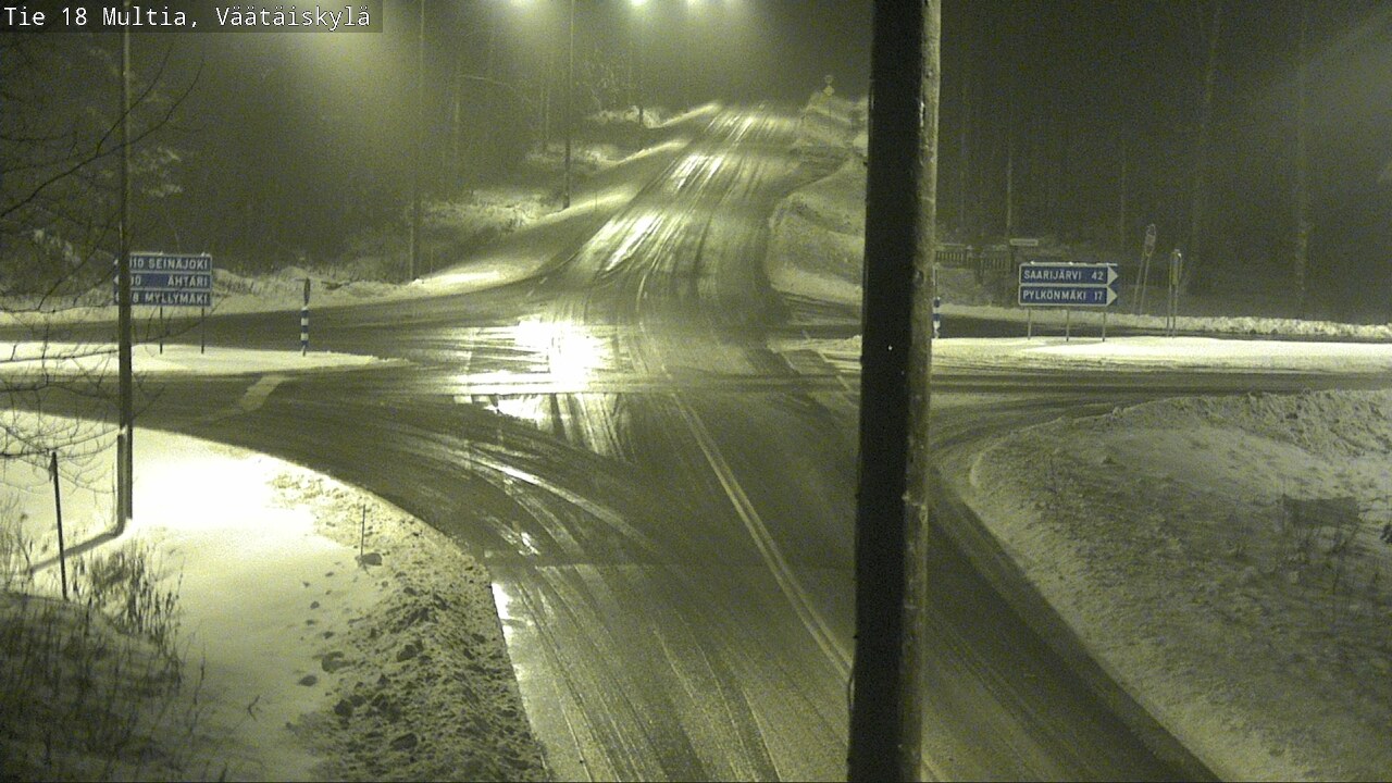 Weather Camera Image Väg 18 Multia, Väätäiskylä, Multia, Keski-Suomi