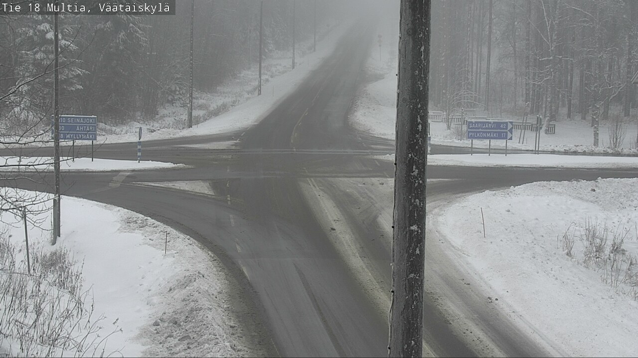 Weather Camera Image Väg 18 Multia, Väätäiskylä, Multia, Keski-Suomi