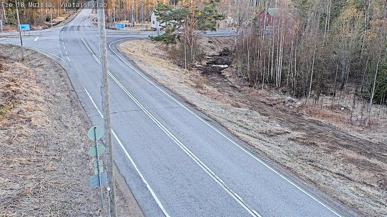 Weather Camera Image Väg 18 Multia, Väätäiskylä, Multia, Keski-Suomi