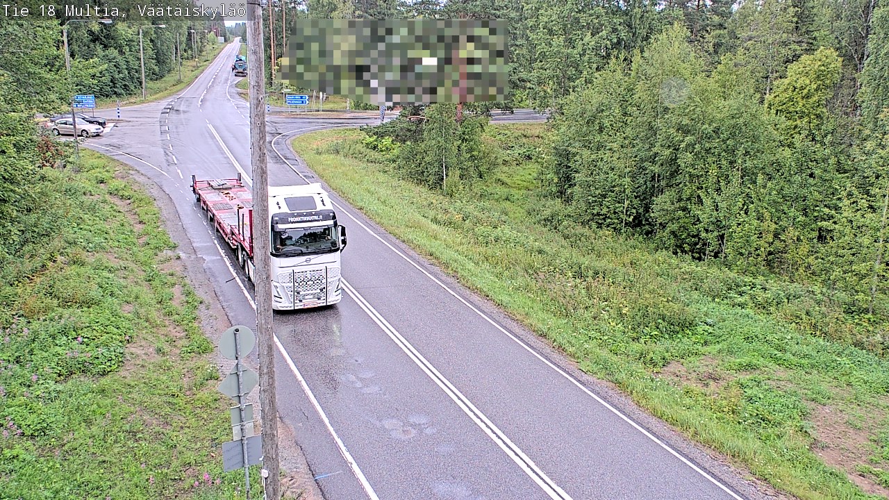 Weather Camera Image Road 18 Multia, Väätäiskylä, Multia, Keski-Suomi