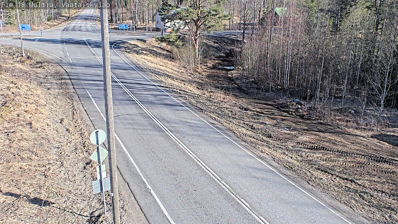 Weather Camera Image Väg 18 Multia, Väätäiskylä, Multia, Keski-Suomi