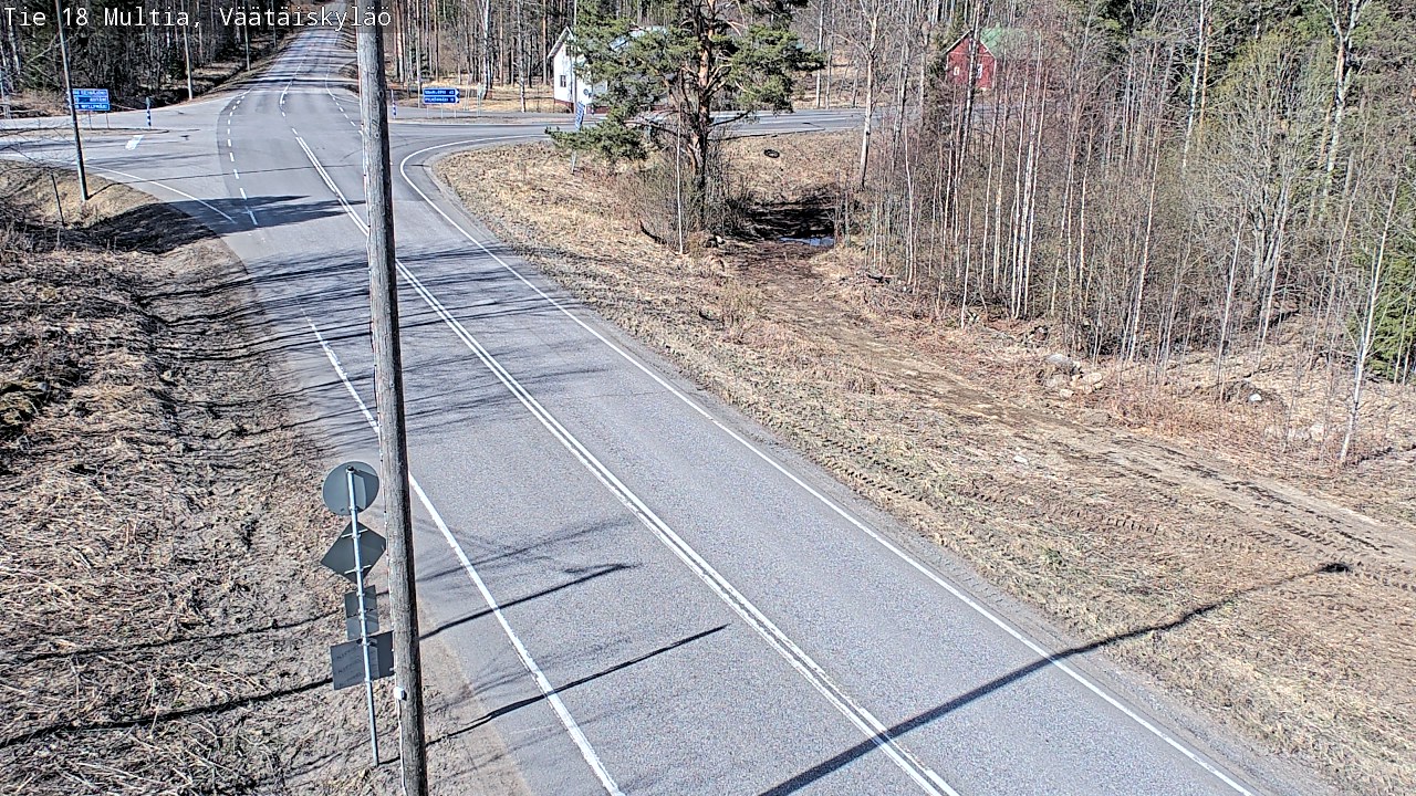 Weather Camera Image Väg 18 Multia, Väätäiskylä, Multia, Keski-Suomi