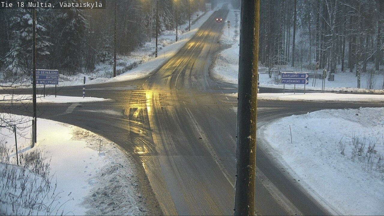 Weather Camera Image Väg 18 Multia, Väätäiskylä, Multia, Keski-Suomi