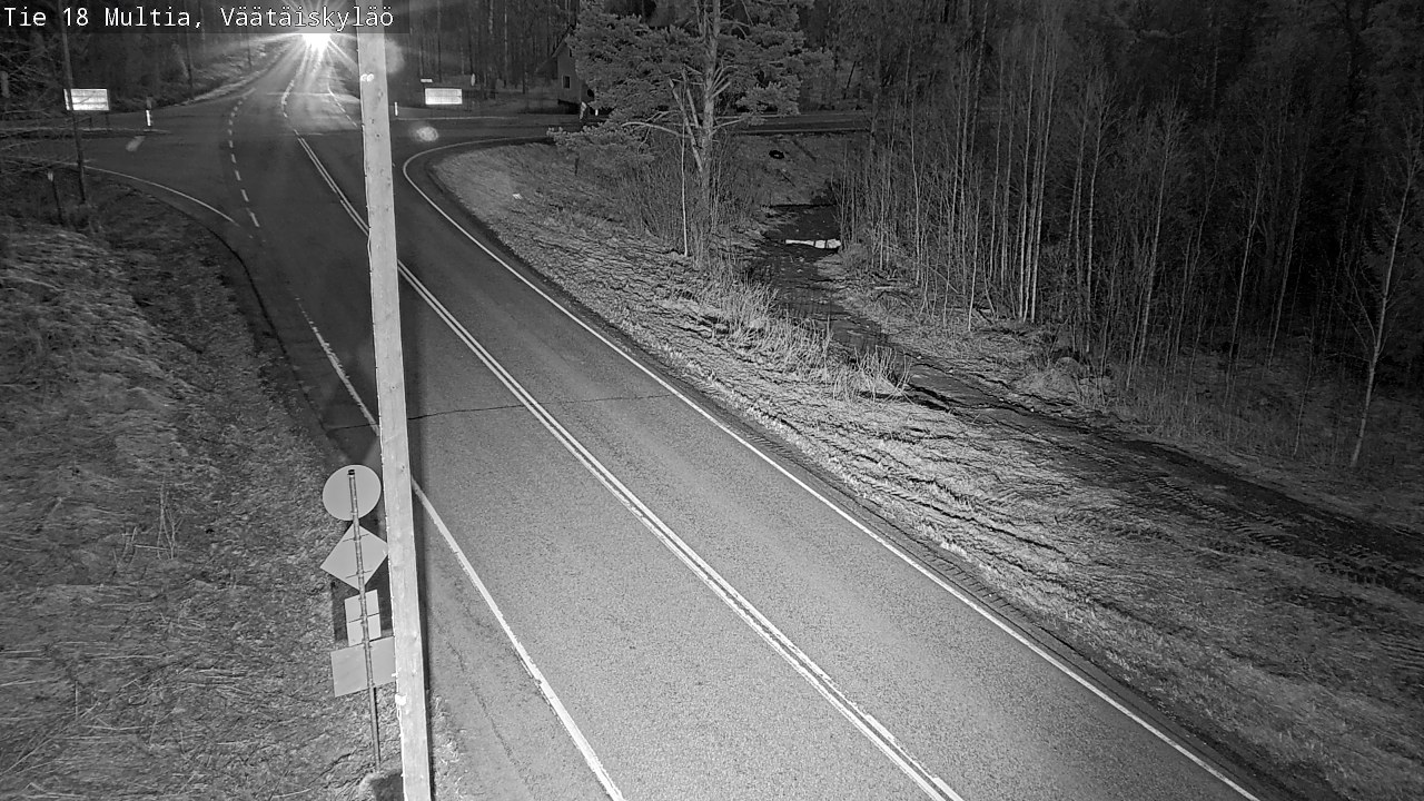 Weather Camera Image Väg 18 Multia, Väätäiskylä, Multia, Keski-Suomi