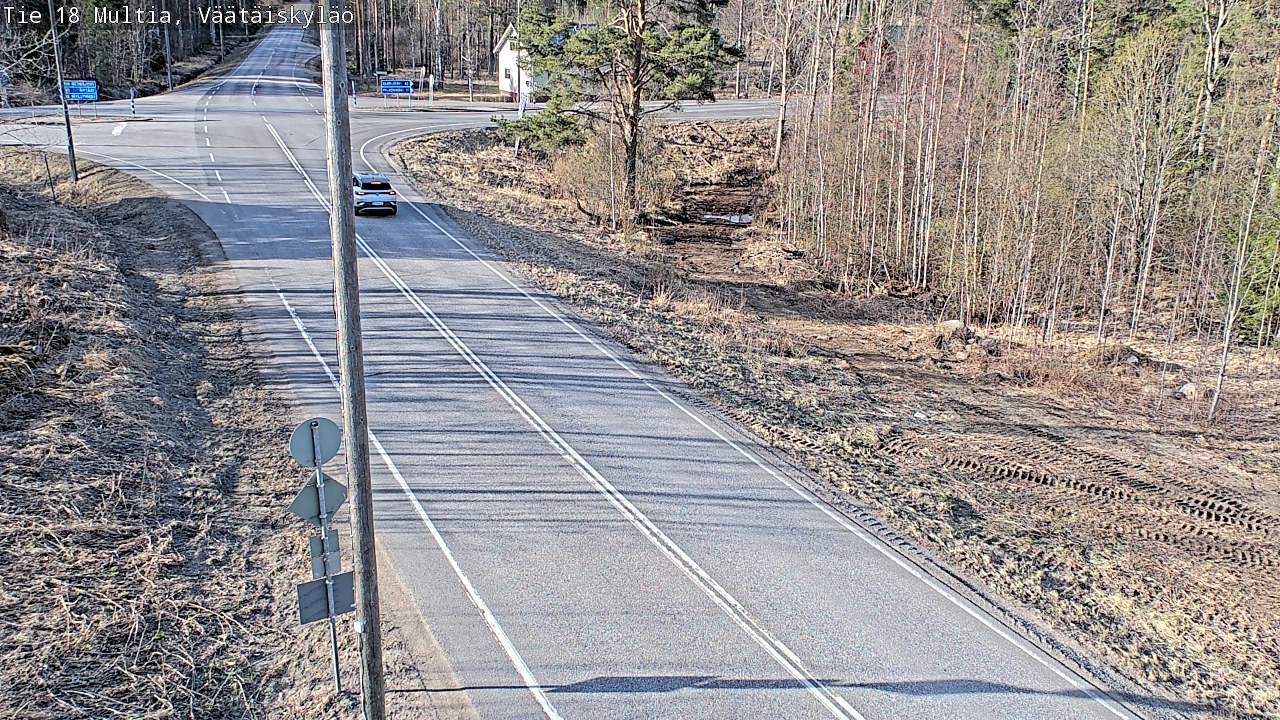 Weather Camera Image Väg 18 Multia, Väätäiskylä, Multia, Keski-Suomi