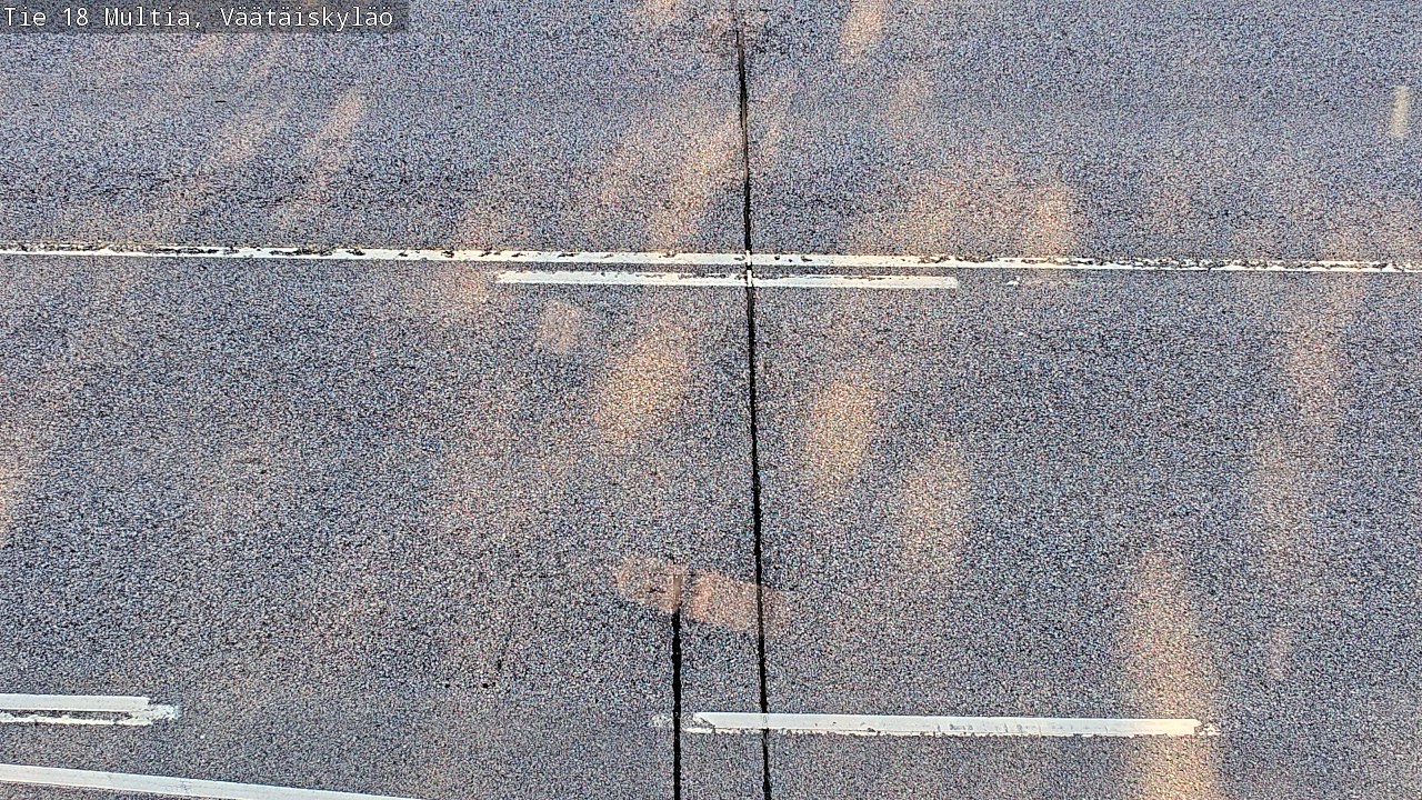 Weather Camera Image Väg 18 Multia, Väätäiskylä, Multia, Keski-Suomi