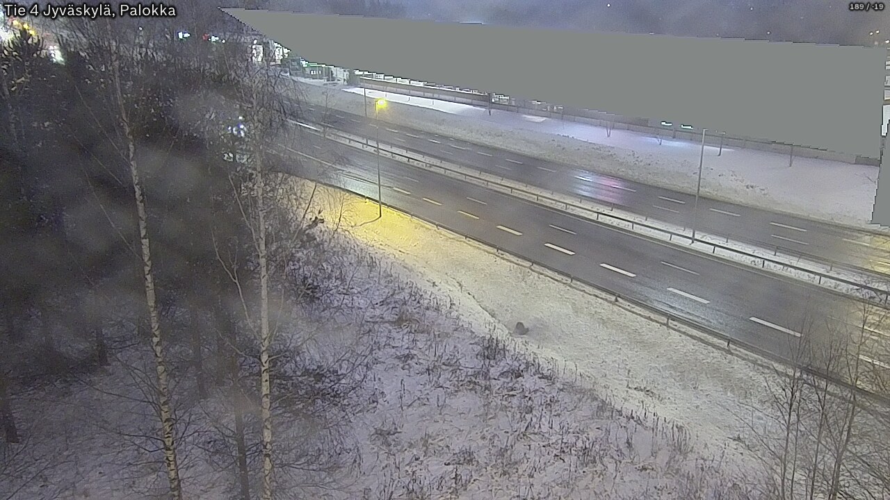 Weather Camera Image Väg 4 Jyväskylä, Palokka, Jyväskylä, Keski-Suomi